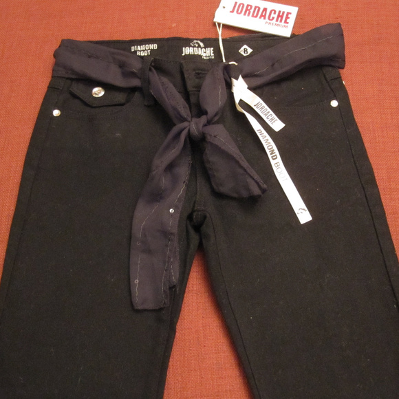 JORDACHE JEANS for GIRLS w/scarf sash for belt NWT - Picture 1 of 1